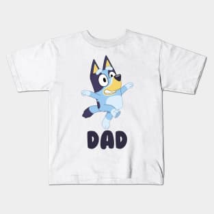 New Design Bluey Dad Kids T-Shirt